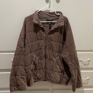 Forever 21 vintage wash bomber jacket